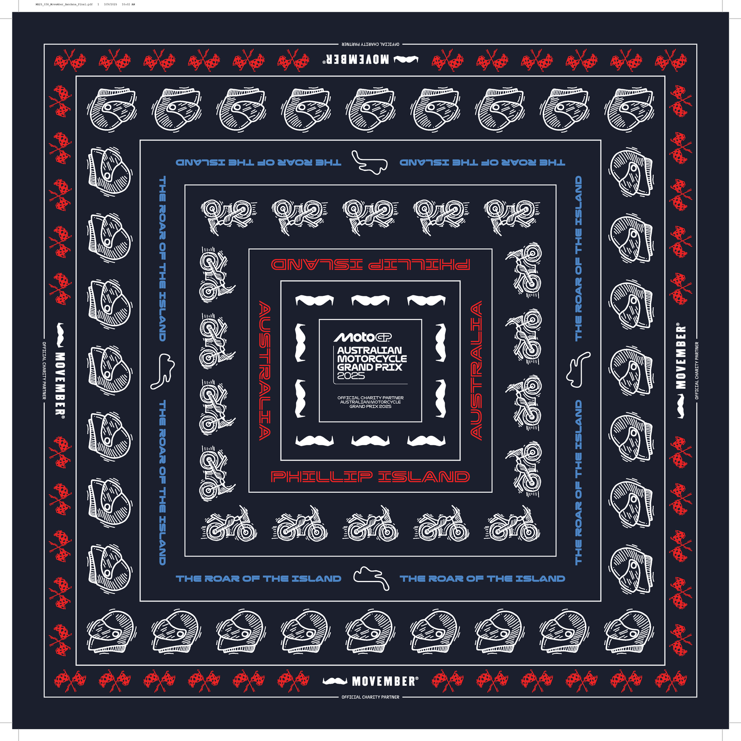 MOVEMBER BANDANA