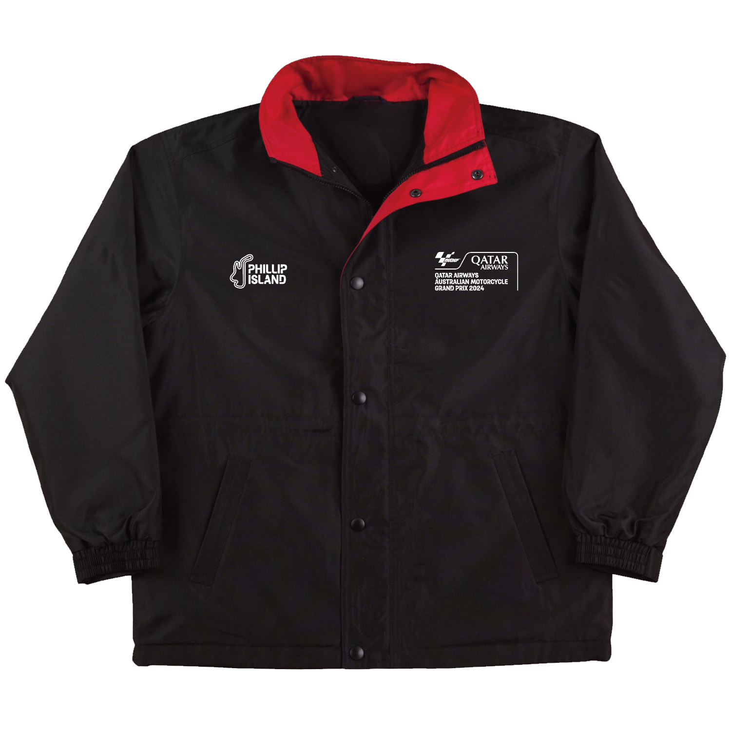 2024 OUTDOOR JACKET blk red