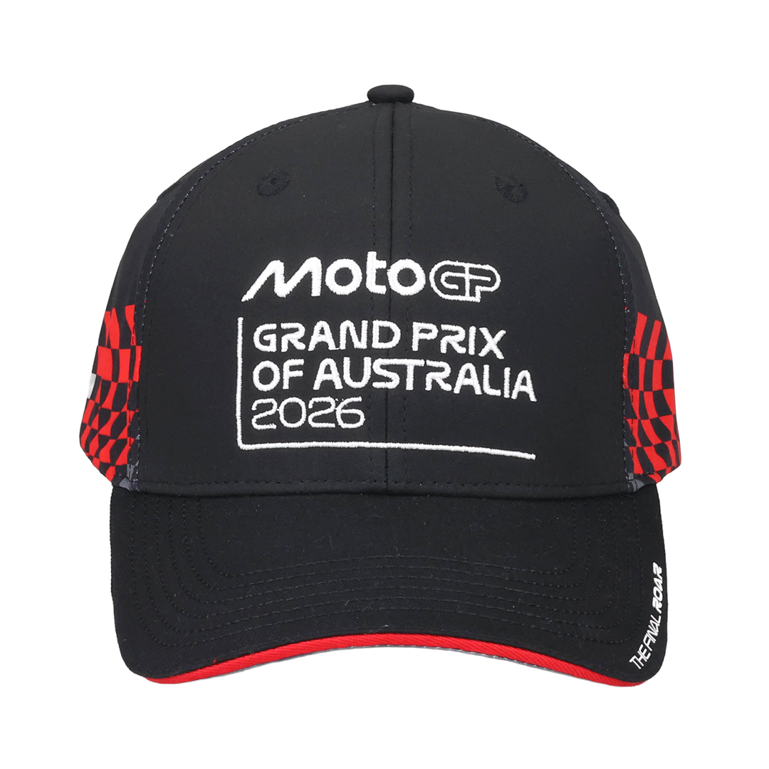 2026 SUBLIMATED CHECK CAP [BLACK/GREY]