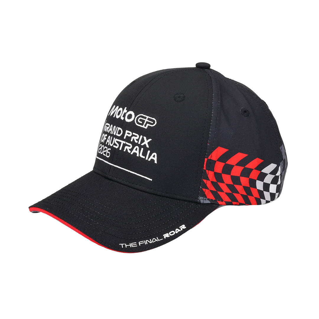 2026 SUBLIMATED CHECK CAP [BLACK/GREY]
