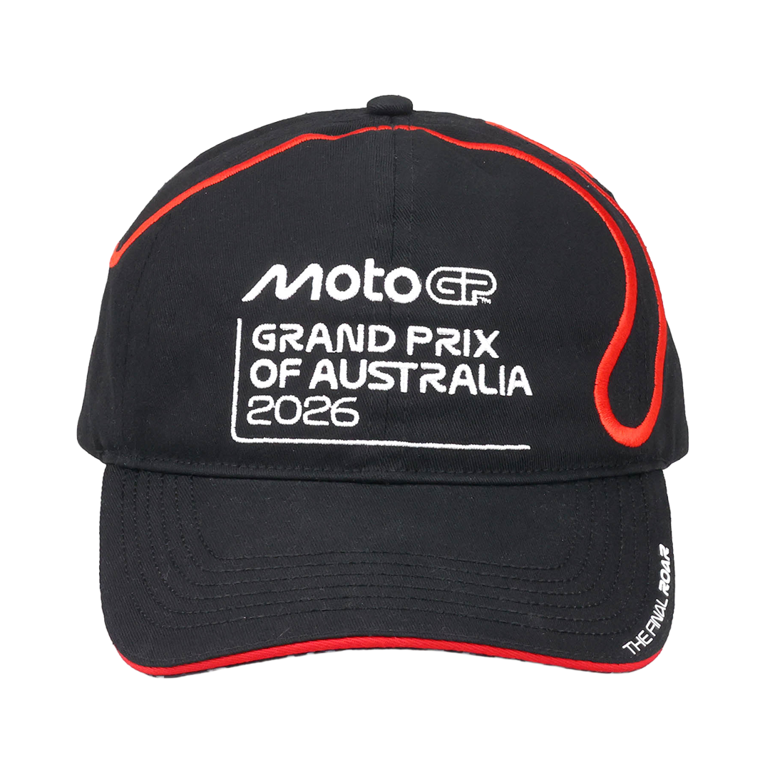 2026 TRACK CAP [BLACK/RED]