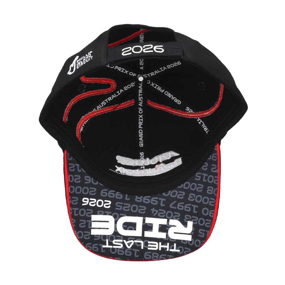2026 TRACK CAP [BLACK/RED]