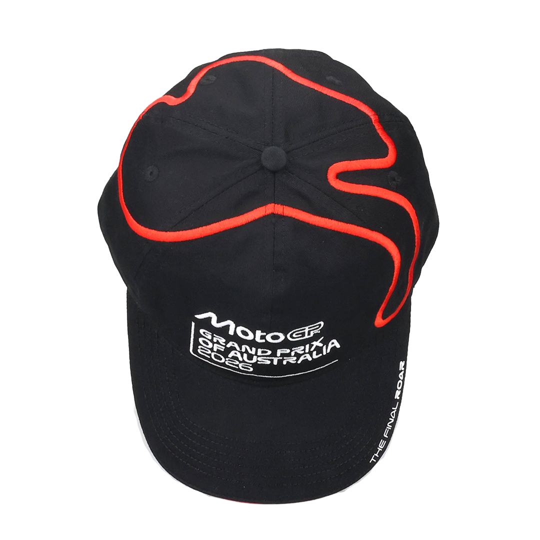 2026 TRACK CAP [BLACK/RED]