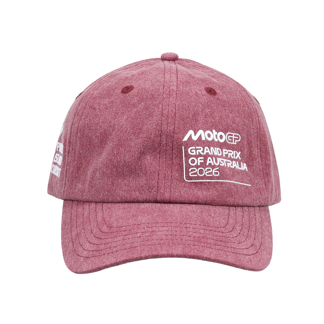 2026 LADIES STONEWASH CAP [MAROON]