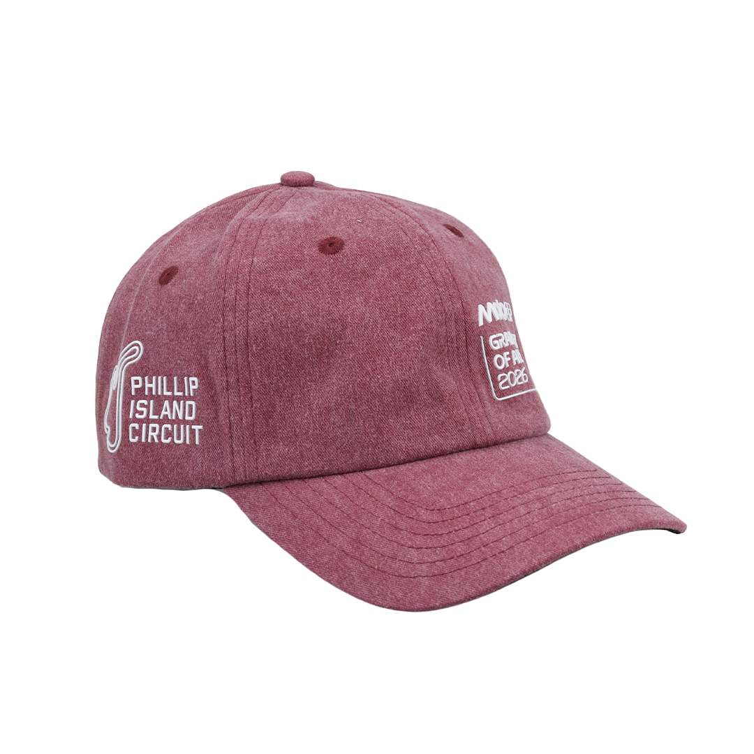 2026 LADIES STONEWASH CAP [MAROON]