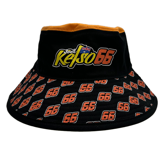 JOEL KELSO NAME AND NUMBER BUCKET HAT