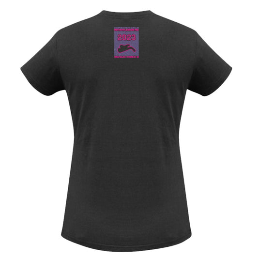 2023 LADIES FITTED TEE [Black]