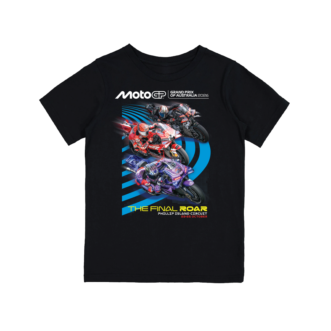 2026 KIDS POSTER TEE [BLACK]