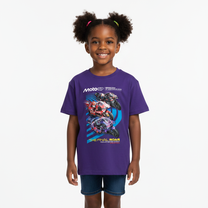 2026 KIDS POSTER TEE [PURPLE]