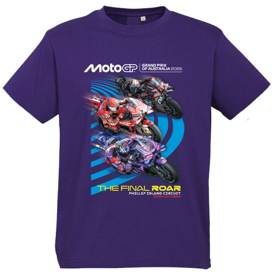 2026 KIDS POSTER TEE [PURPLE]