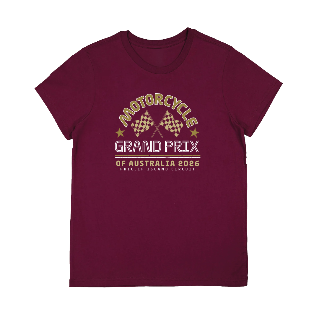 2026 LADIES ARCH TEE [PLUM]