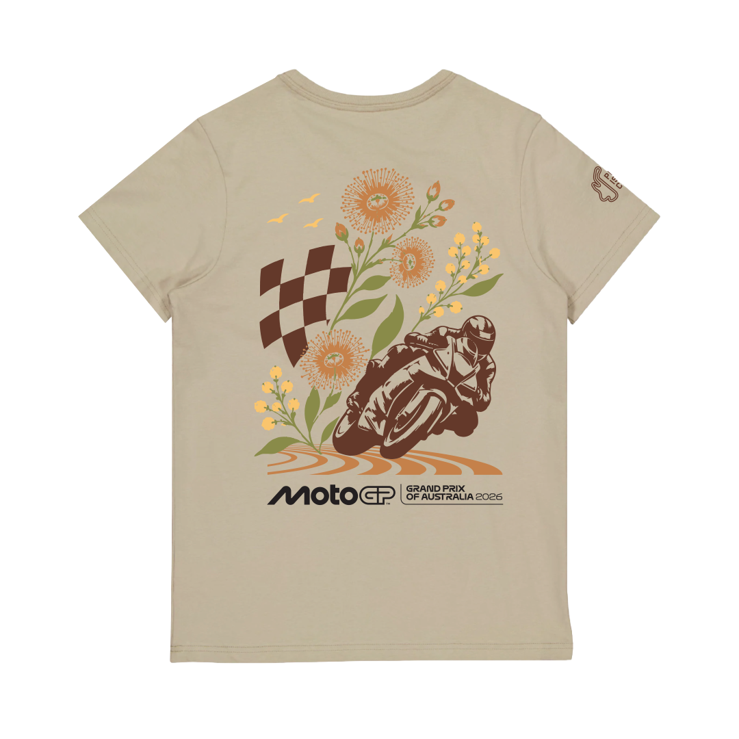 2026 LADIES FLORA TEE [BISCUIT]