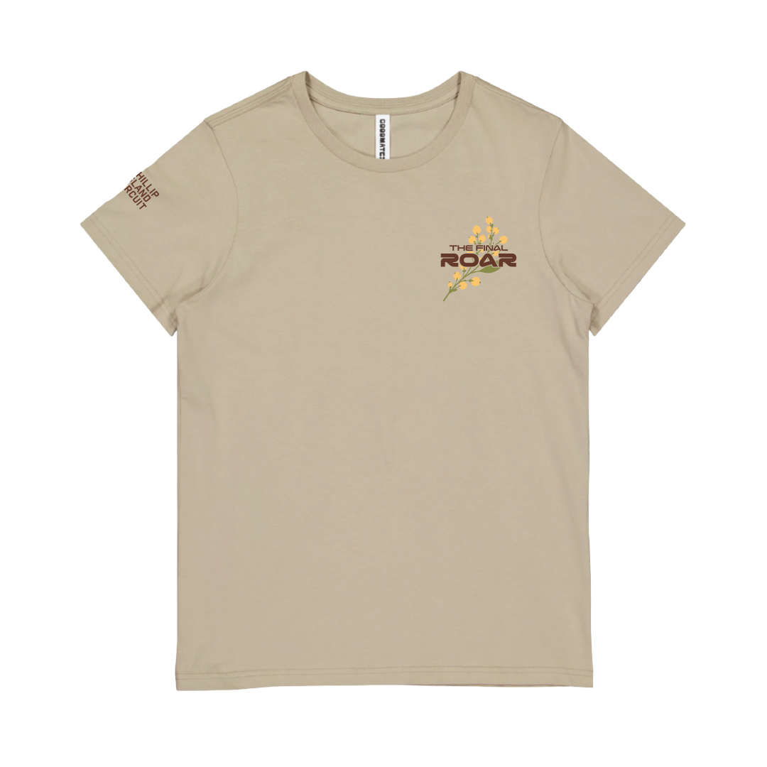 2026 LADIES FLORA TEE [BISCUIT]