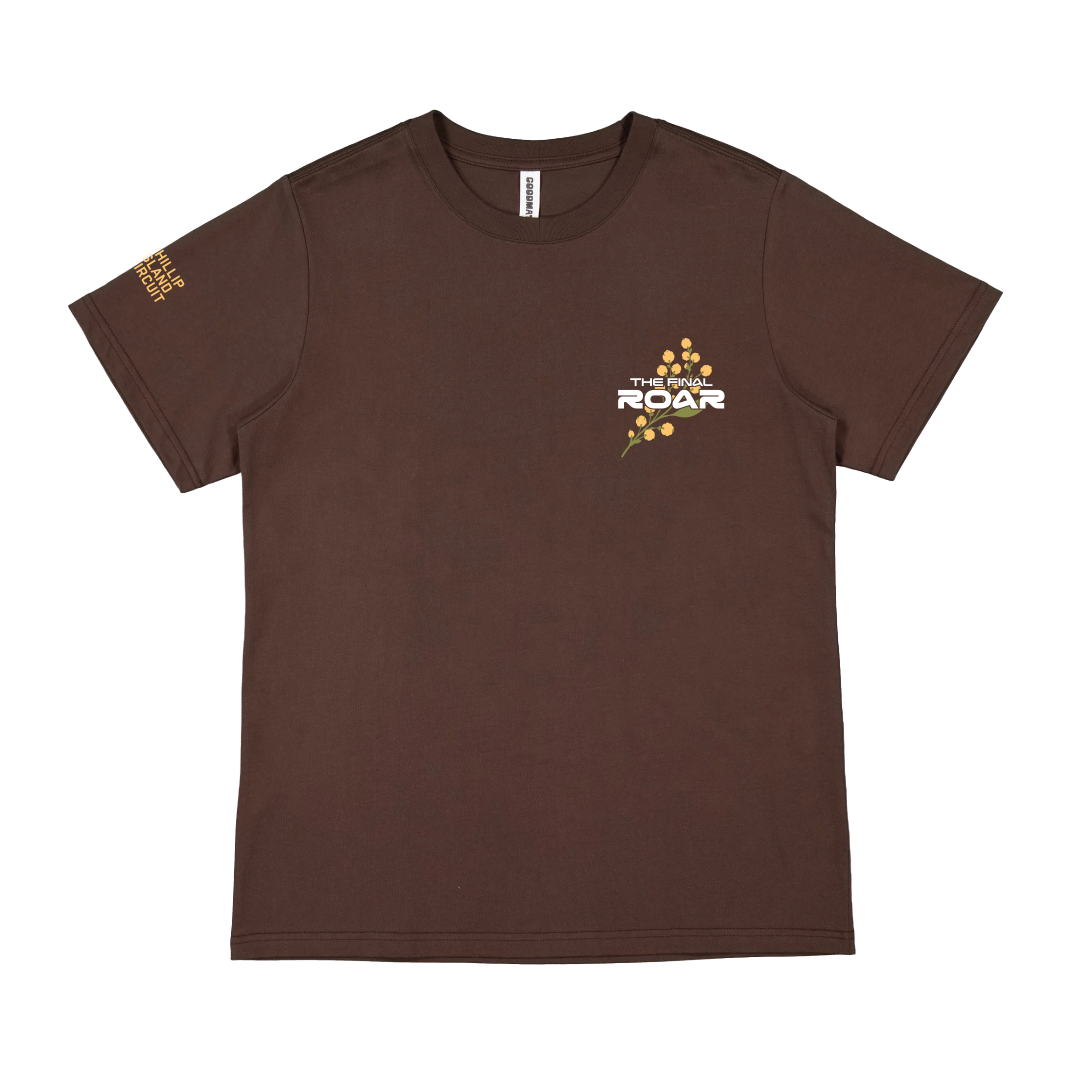 2026 LADIES FLORA TEE [ESPRESSO]