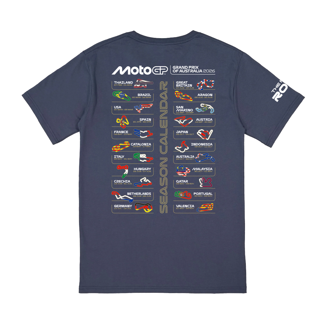 2026 CALENDAR TEE [STEEL BLUE]