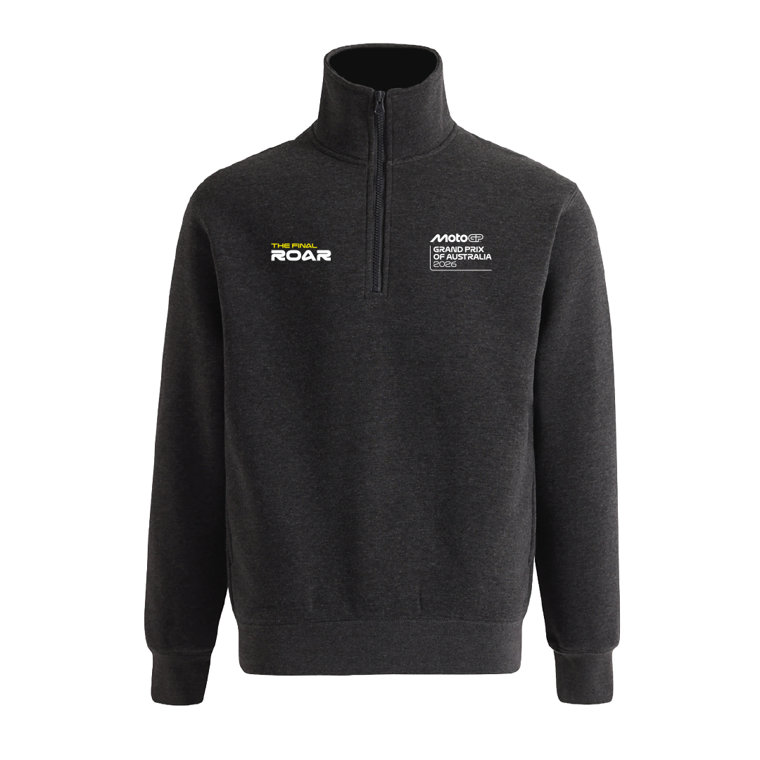2026 1/4 ZIP SWEATER [CHARCOAL MARLE]