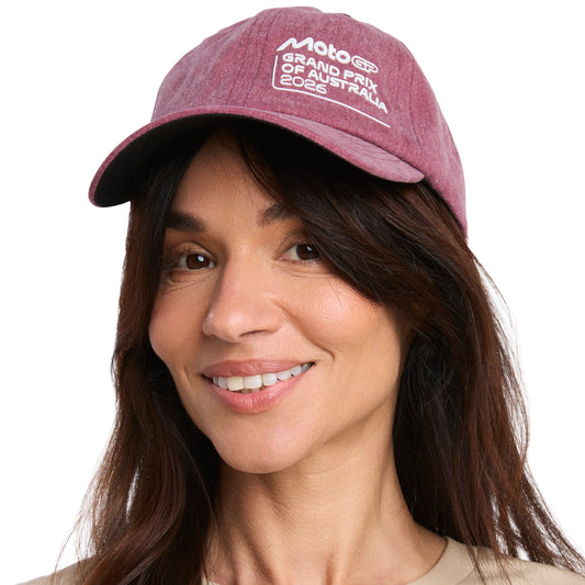 2026 LADIES STONEWASH CAP [MAROON]