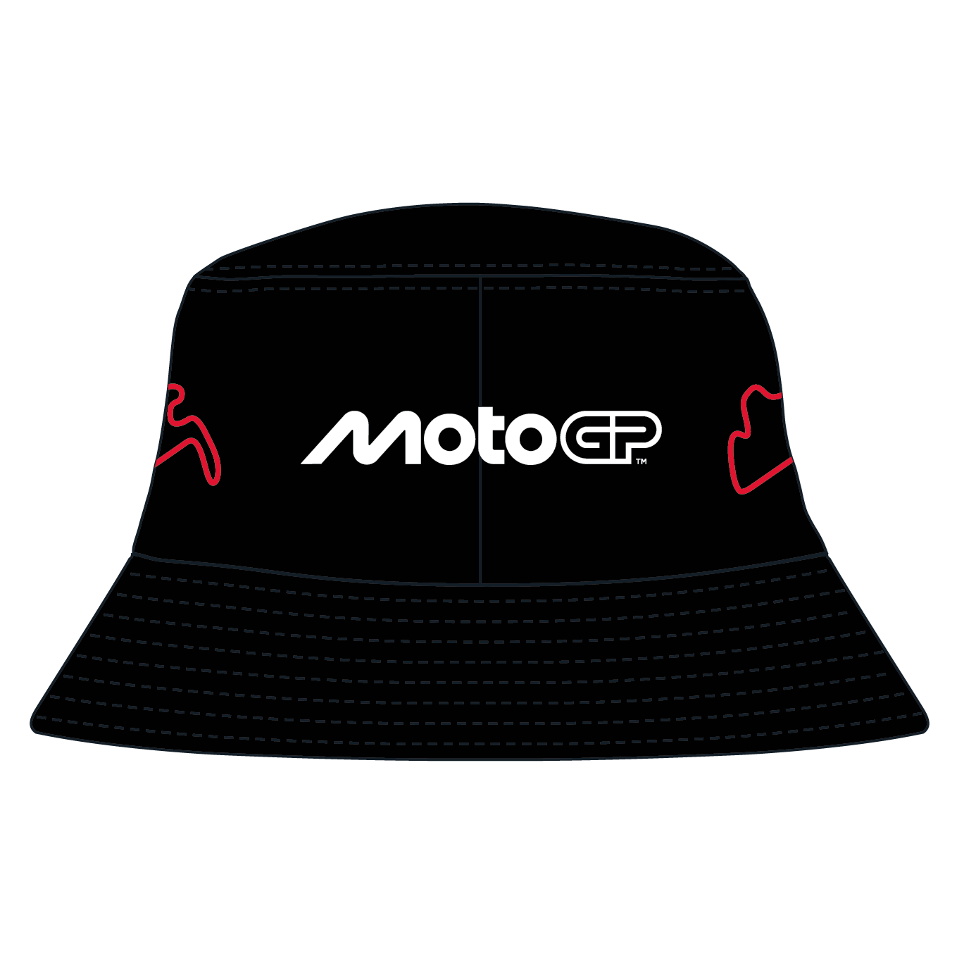 2025 BUCKET HAT [blk_red]