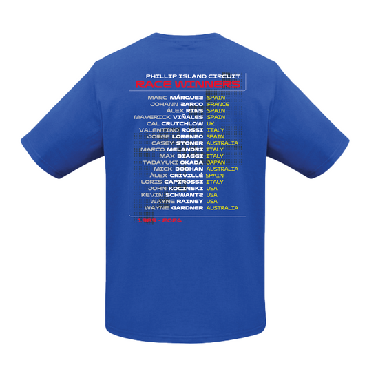 2025 KIDS POSTER TEE [royal]