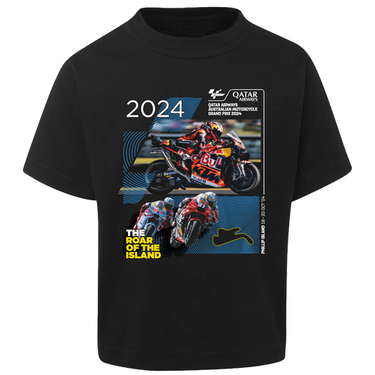 2024 KIDS POSTER TEE [black]