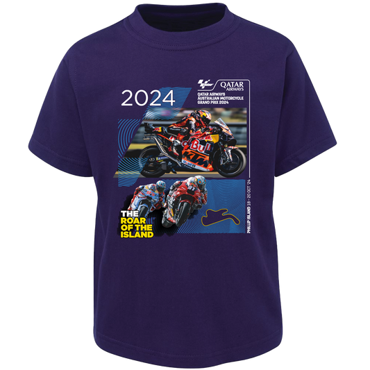 2024 KIDS POSTER TEE [purple]