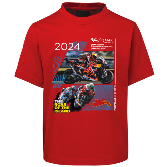 2024 KIDS POSTER TEE [red]