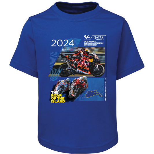 2024 KIDS POSTER TEE [royal]