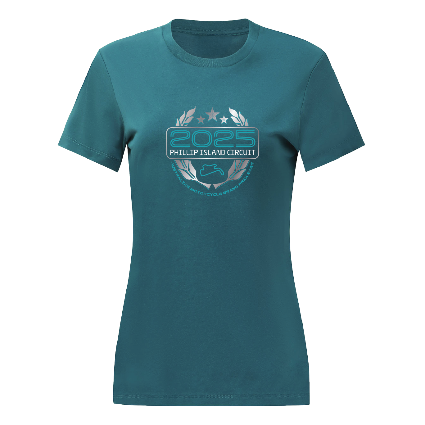 2025 LADIES WREATH TEE [atlantic]