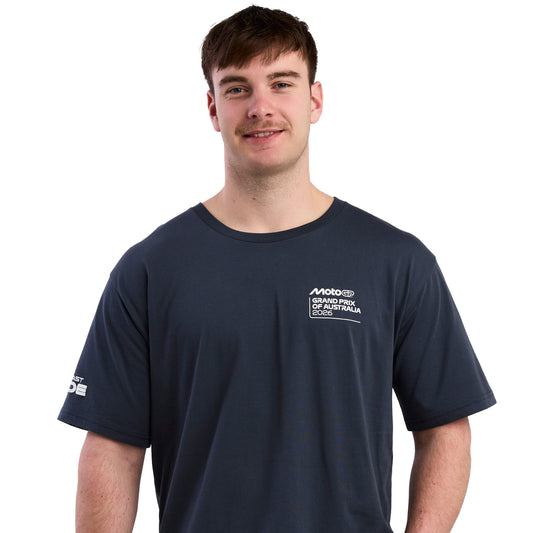 2026 CALENDAR TEE [STEEL BLUE]