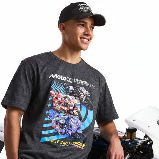 2026 POSTER T-SHIRT [CHARCOAL MARLE]