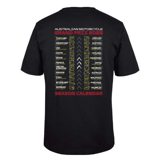 2025 CALENDAR TEE [blk]