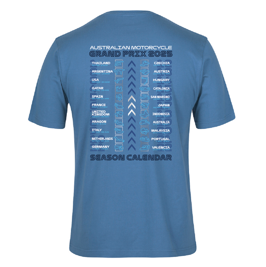 2025 CALENDAR TEE [indigo]