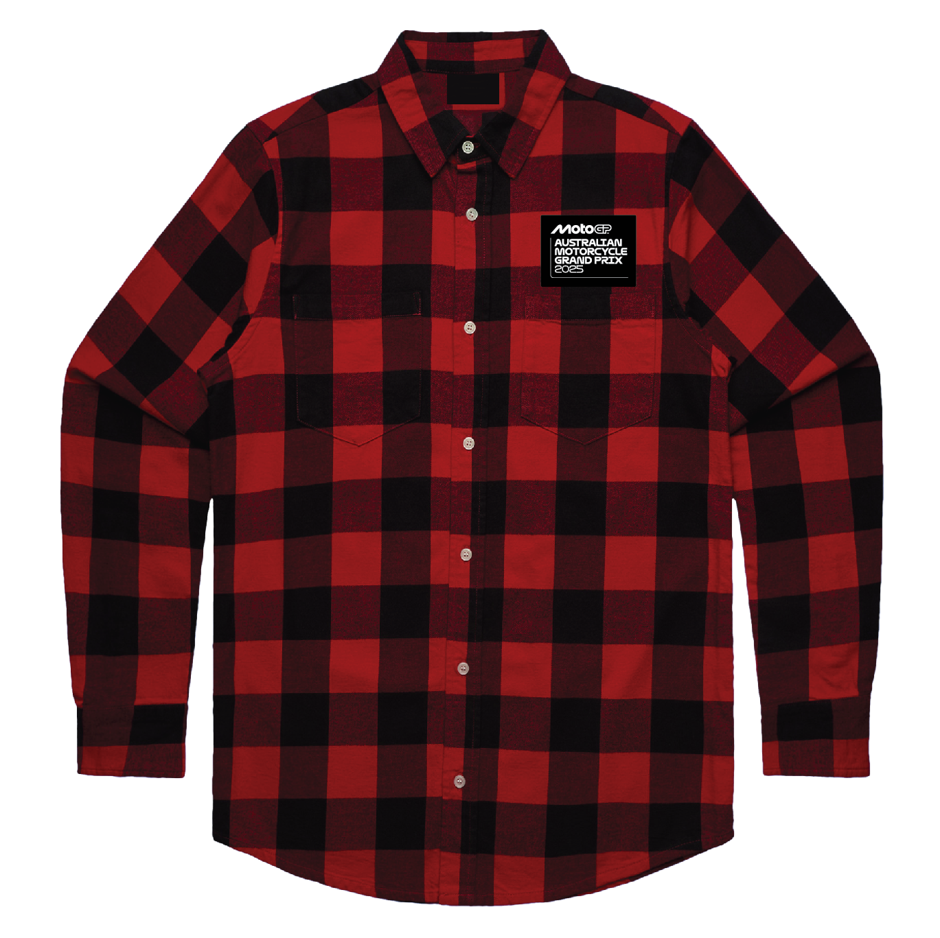 2025 FLANNEL SHIRT [blk_red]