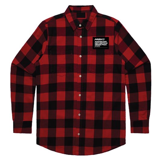 2025 FLANNEL SHIRT [blk_red]