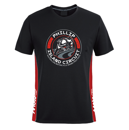 2025 PANEL TEE [blk_red]